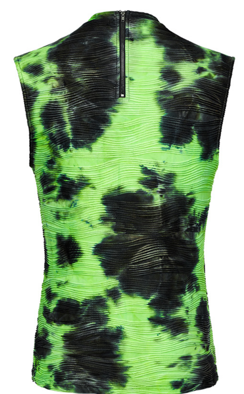 Punk Rave Cyber Vest Tanktop black green - Image 3