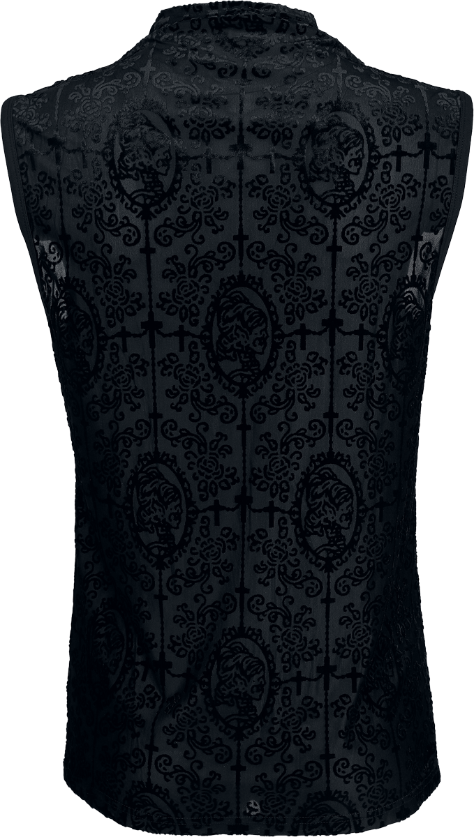 Punk Rave Goth Vest Tanktop black - Image 3