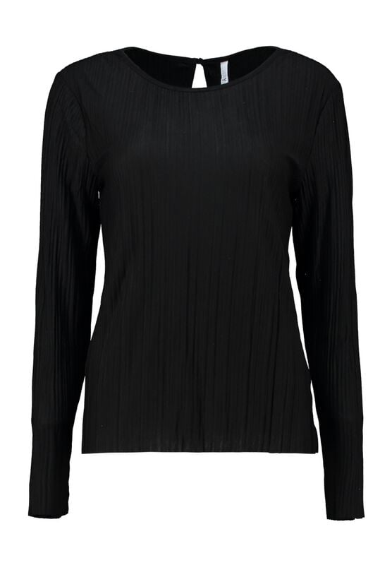 Hailys LS P TP PE44NELOPE Long-sleeve Shirt black - Image 2