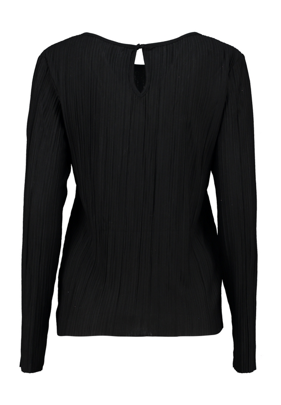 Hailys LS P TP PE44NELOPE Long-sleeve Shirt black - Image 3