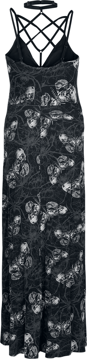 Alchemy by Killstar Alchemic Web Maxi Dress Maxi Dress black grey - Image 3