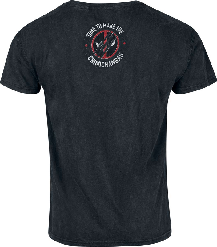 Deadpool Deadpool and Wolverine - Chimichangas T-Shirt black - Image 3
