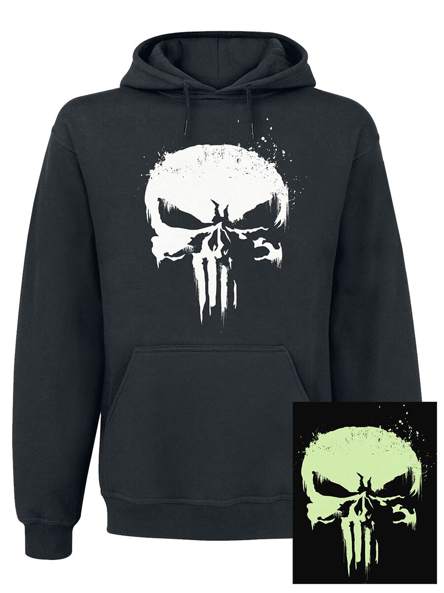 The Punisher Skull - Glow in the dark Knit jumper black - Image 2