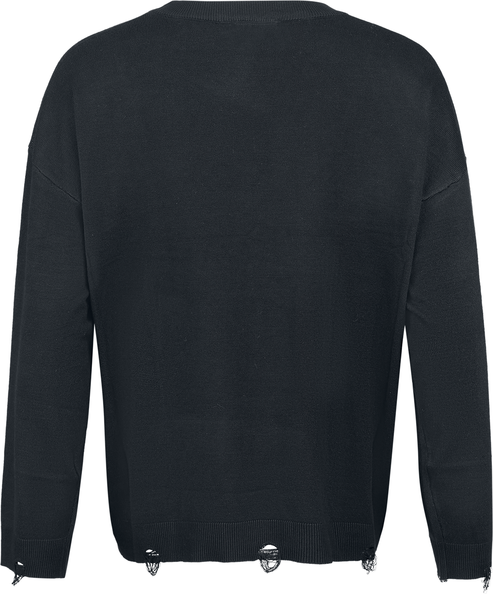 Banned Lumi Jumper Knit jumper black white - Image 3