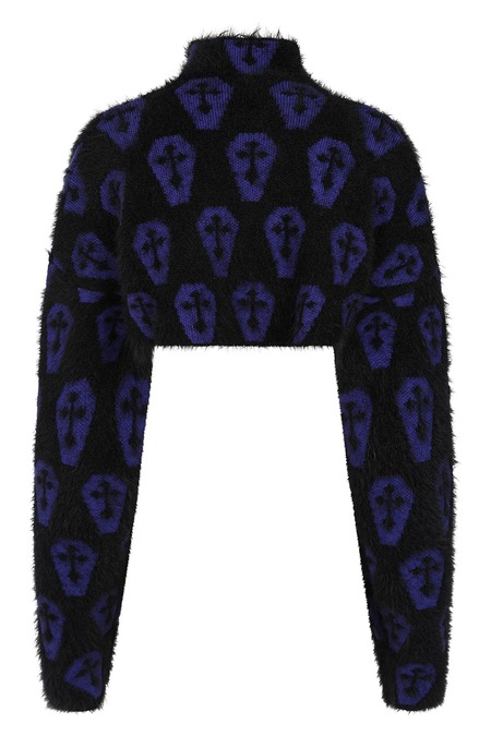 Banned Lyric Jumper Knit jumper black lilac - Image 3