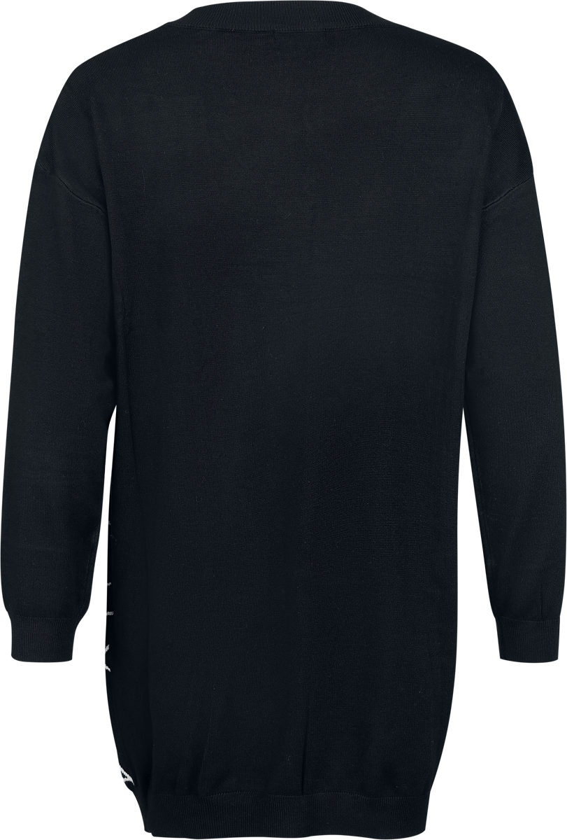 Banned Lunaire Knit Dress Midi Dress black white - Image 3