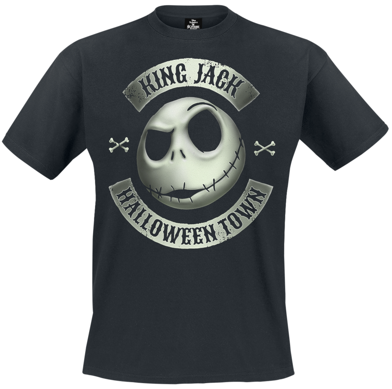 The Nightmare Before Christmas Jack - Glow T-Shirt black - Image 3