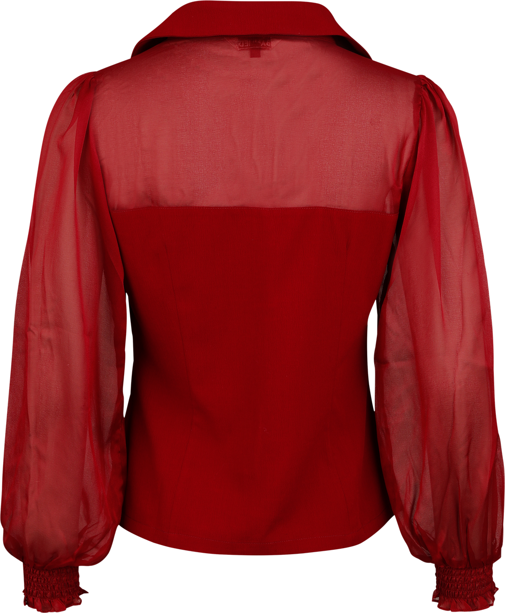 Banned Retro Bonnie Blouse Blouse red - Image 3