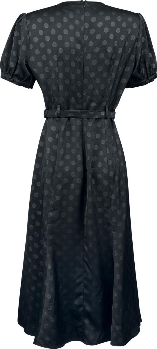 Banned Retro Iris Polka Dot Dress Maxi Dress black - Image 3