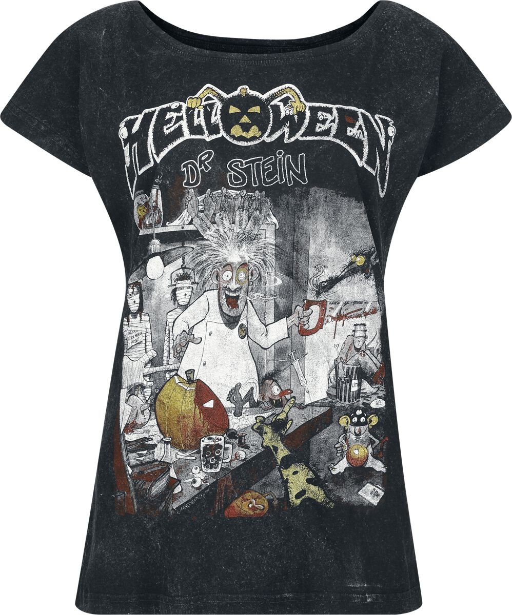 Helloween Dr. Stein T-Shirt anthracite - Image 2