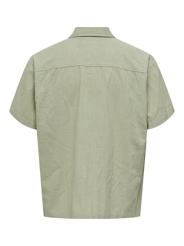 ONLY and SONS ONSCHARLES SHIRT Short-sleeved Shirt green - Image 3