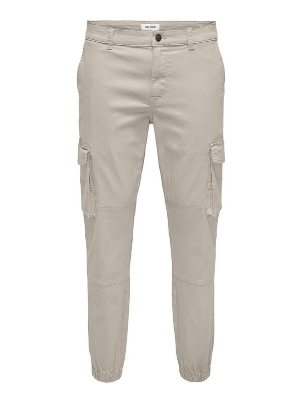 ONLY and SONS ONSCARTER LIFE CARGO CUFF 0013 TROUSERS NOOS Cargo Trousers beige - Image 2