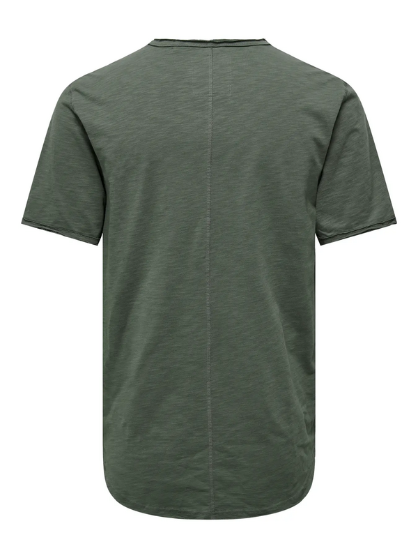 ONLY and SONS ONSBENNE LONGY T-SHIRT NF 7822 NOOS T-Shirt green - Image 3
