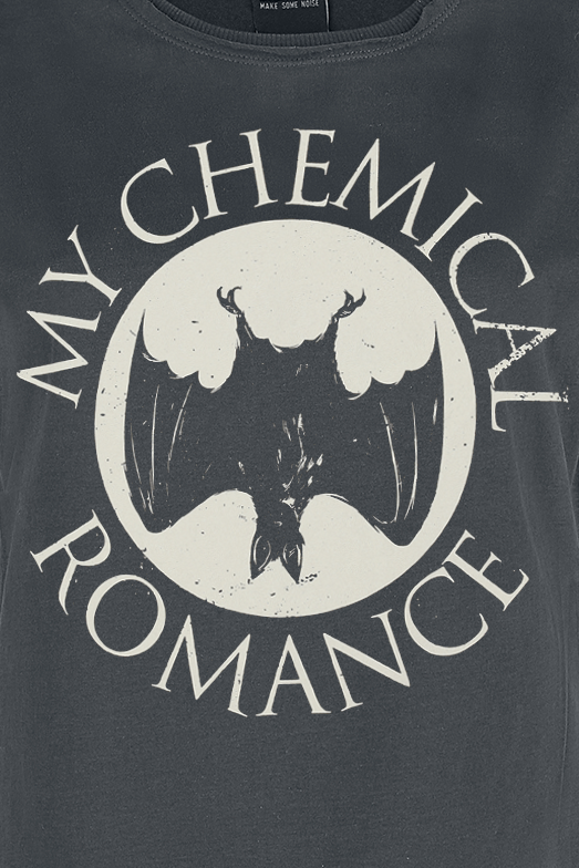 My Chemical Romance Amplified Collection - Bat T-Shirt charcoal - Image 3