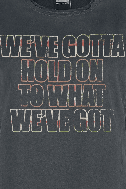 Bon Jovi Amplified Collection - Hold On T-Shirt charcoal - Image 3