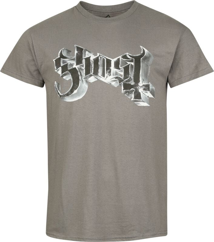 Ghost New Logo Grucifix T-Shirt charcoal - Image 2