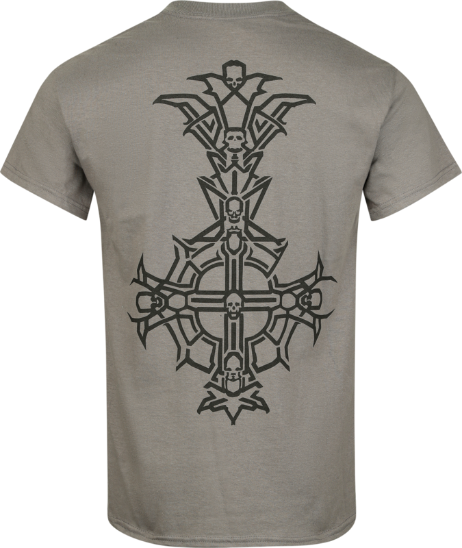 Ghost New Logo Grucifix T-Shirt charcoal - Image 3