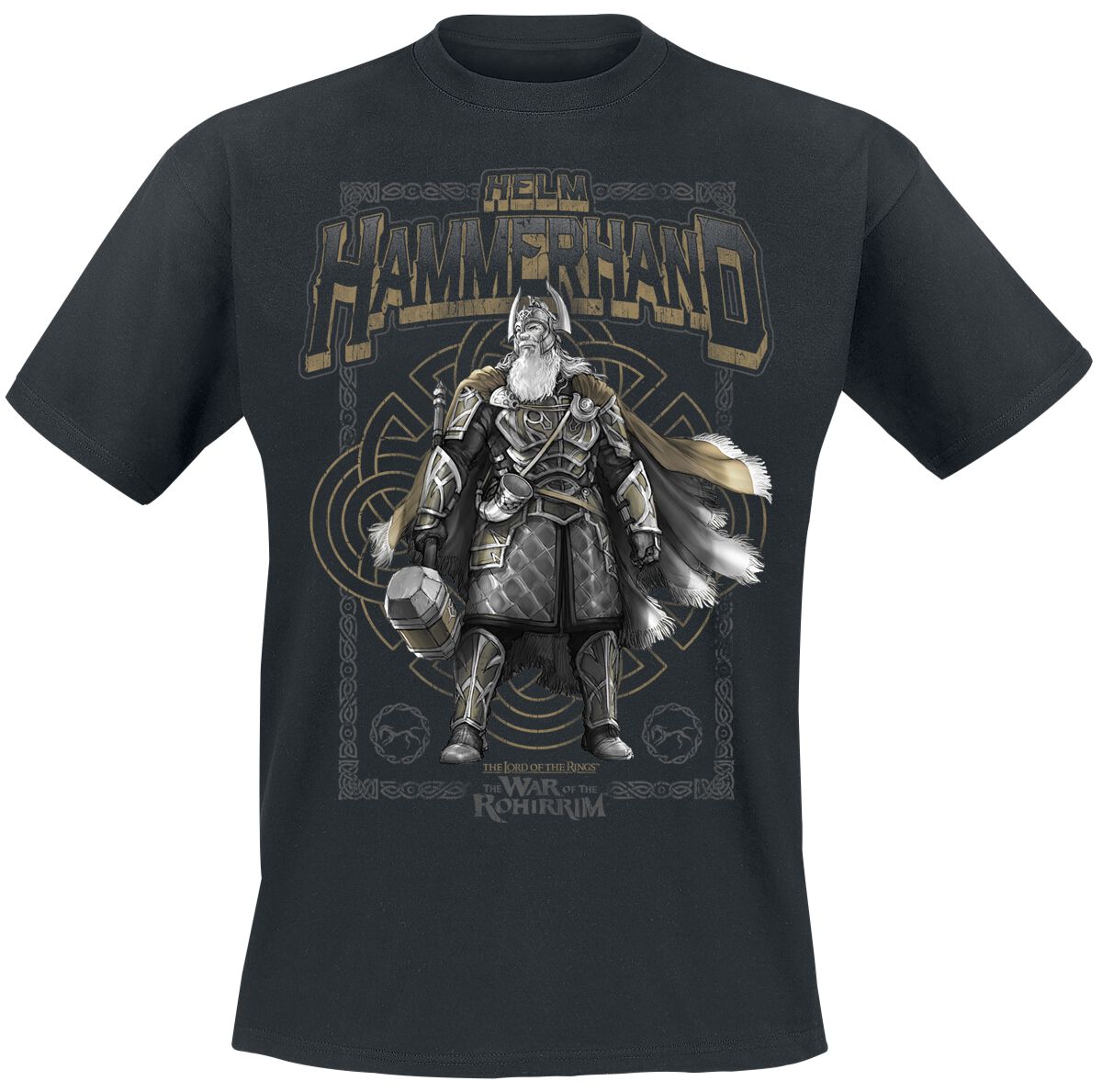 The Lord Of The Rings The War of the Rohirrim - Helm Hammerhand T-Shirt black - Image 2