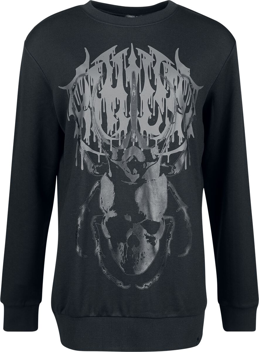 KIHILIST by KILLSTAR Nightcrawler Jumper Sweatshirt black - Image 2