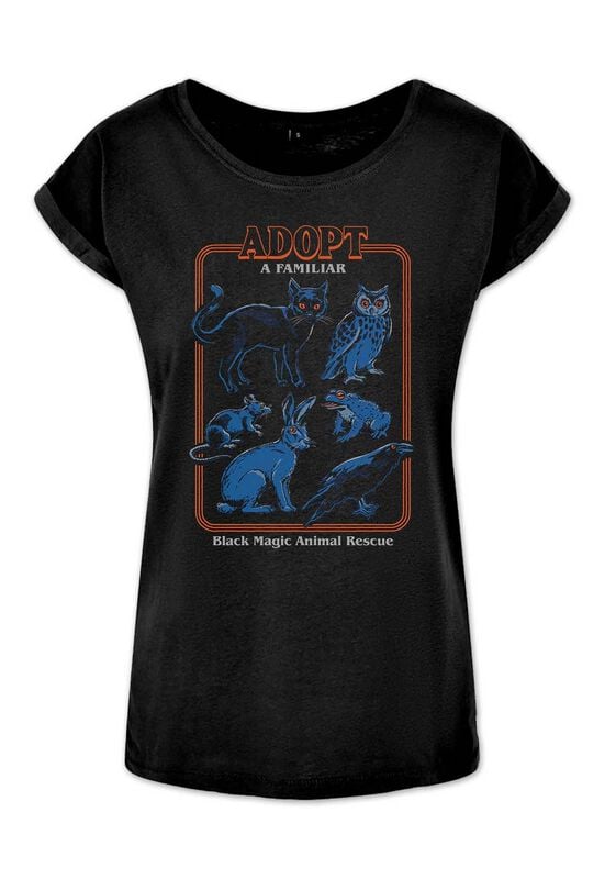 Steven Rhodes Adopt a Familiar T-Shirt black - Image 2