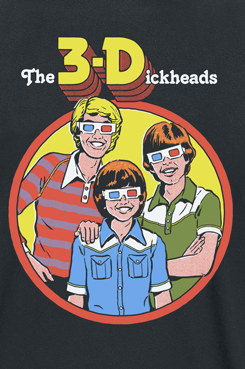 Steven Rhodes 3D T-Shirt black - Image 3