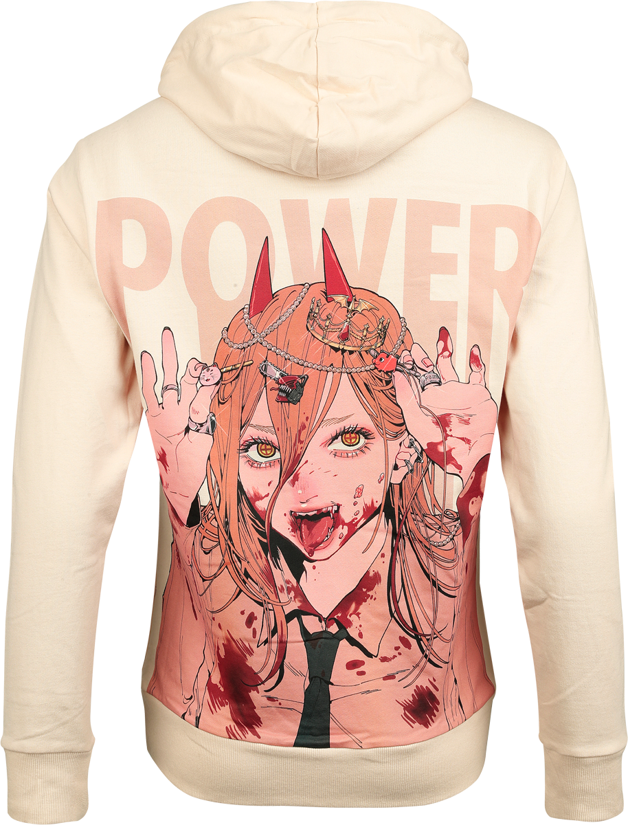 Chainsaw Man Power Tokyo Division 4 Hoodie beige - Image 3