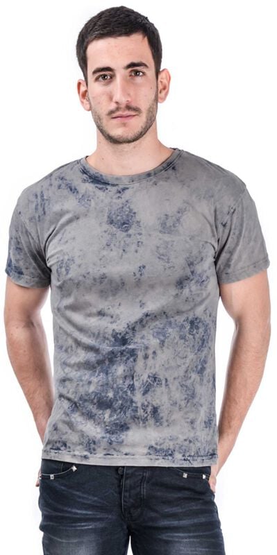 Outer Vision Stucc Dye T-shirt T-Shirt grey blue - Image 2