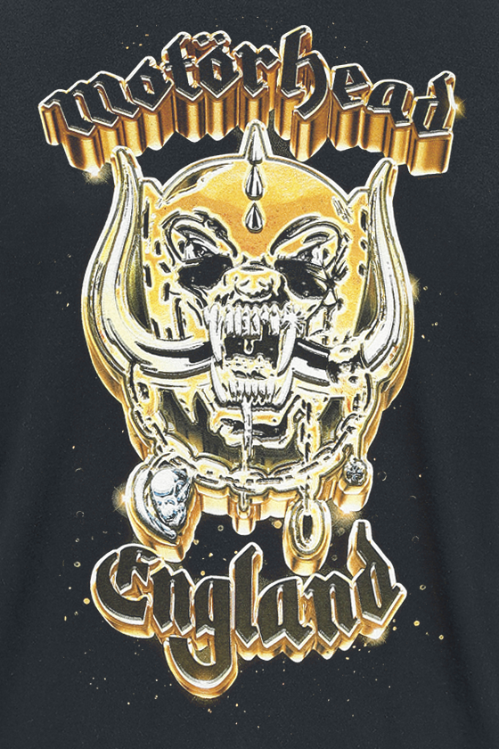 Motörhead 50th Gold Warpig T-Shirt black - Image 3