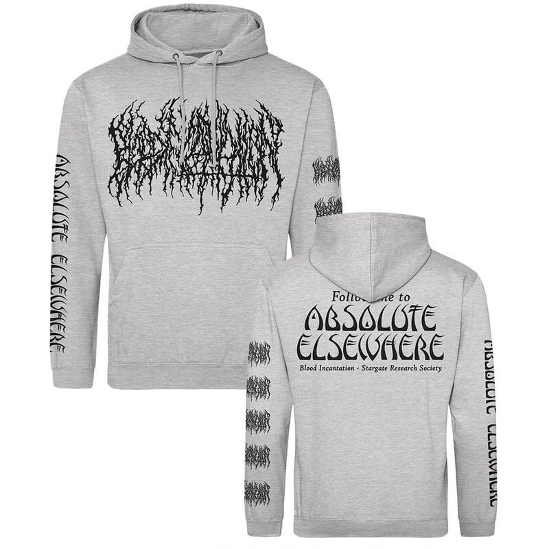 Blood Incantation Stargate Hoodie grey - Image 2