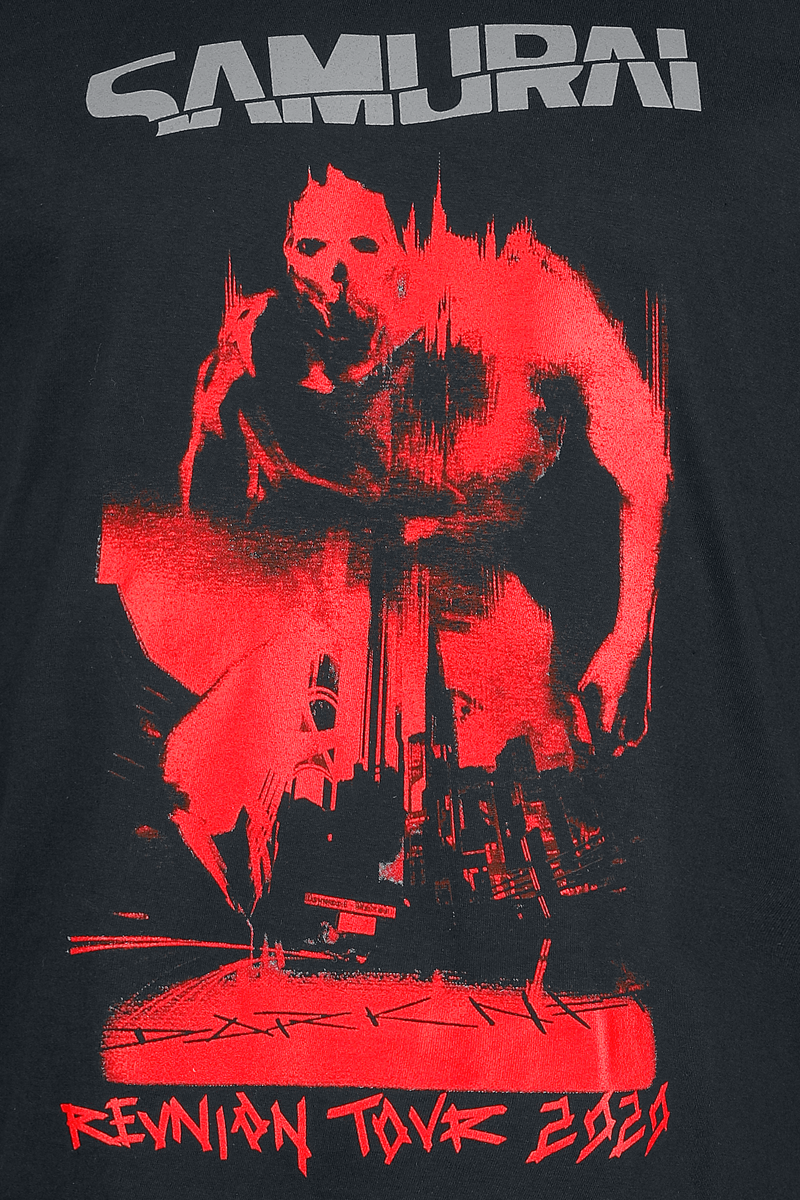 Cyberpunk 2077 - Samurai Reunion Tour 2020 T-Shirt black - Image 3