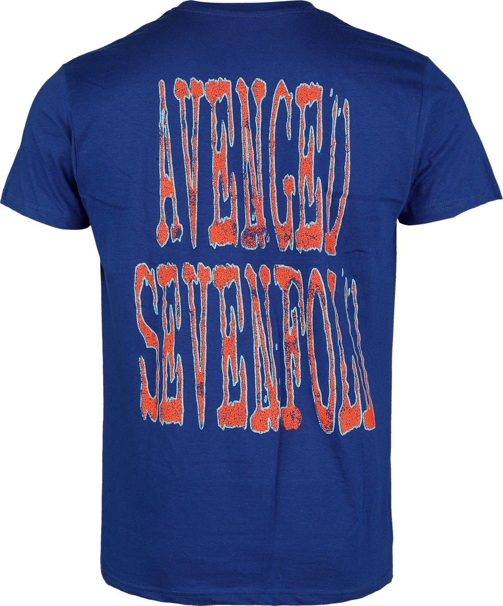 Avenged Sevenfold Lighting Bat T-Shirt blue - Image 3