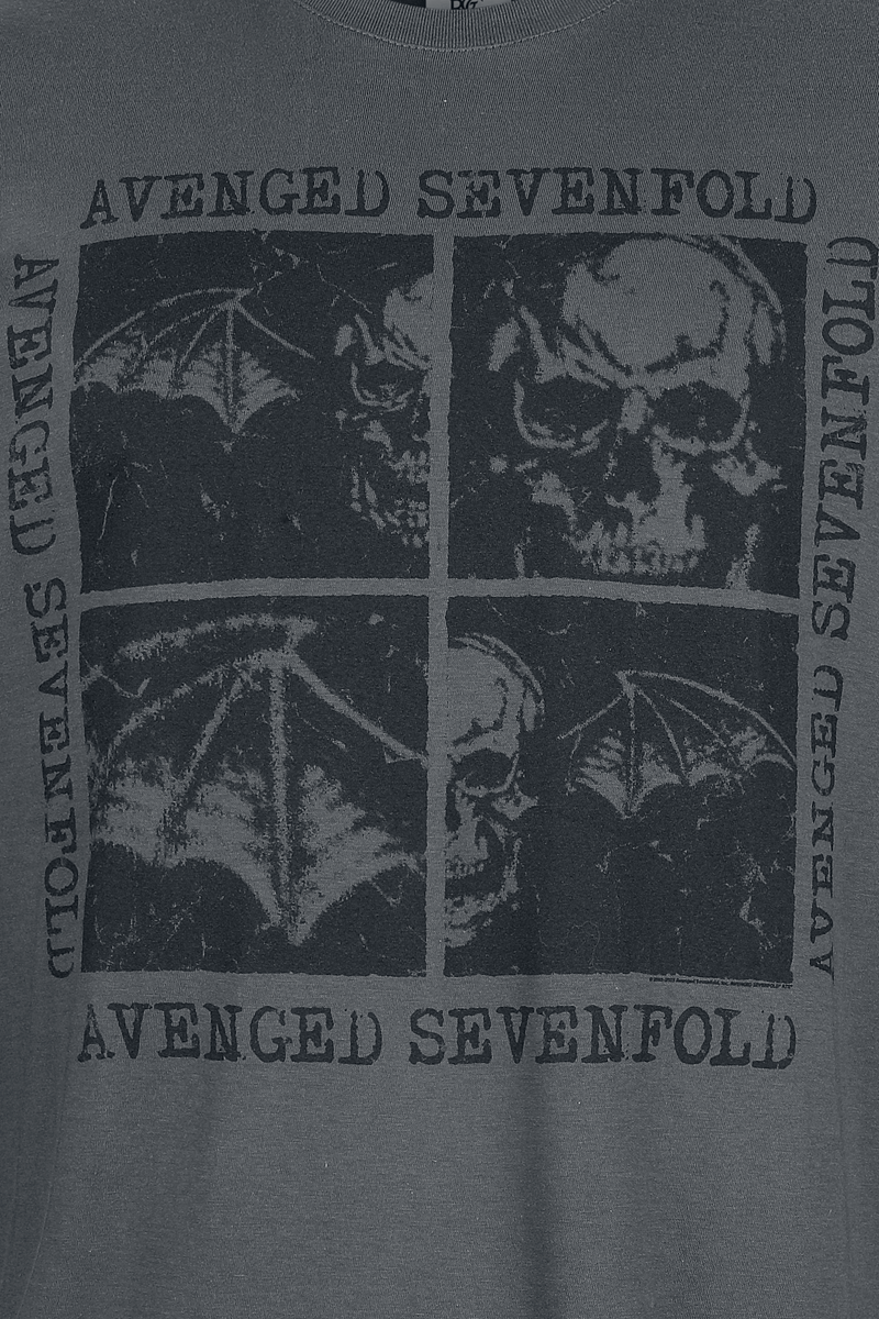 Avenged Sevenfold Collage T-Shirt grey - Image 3