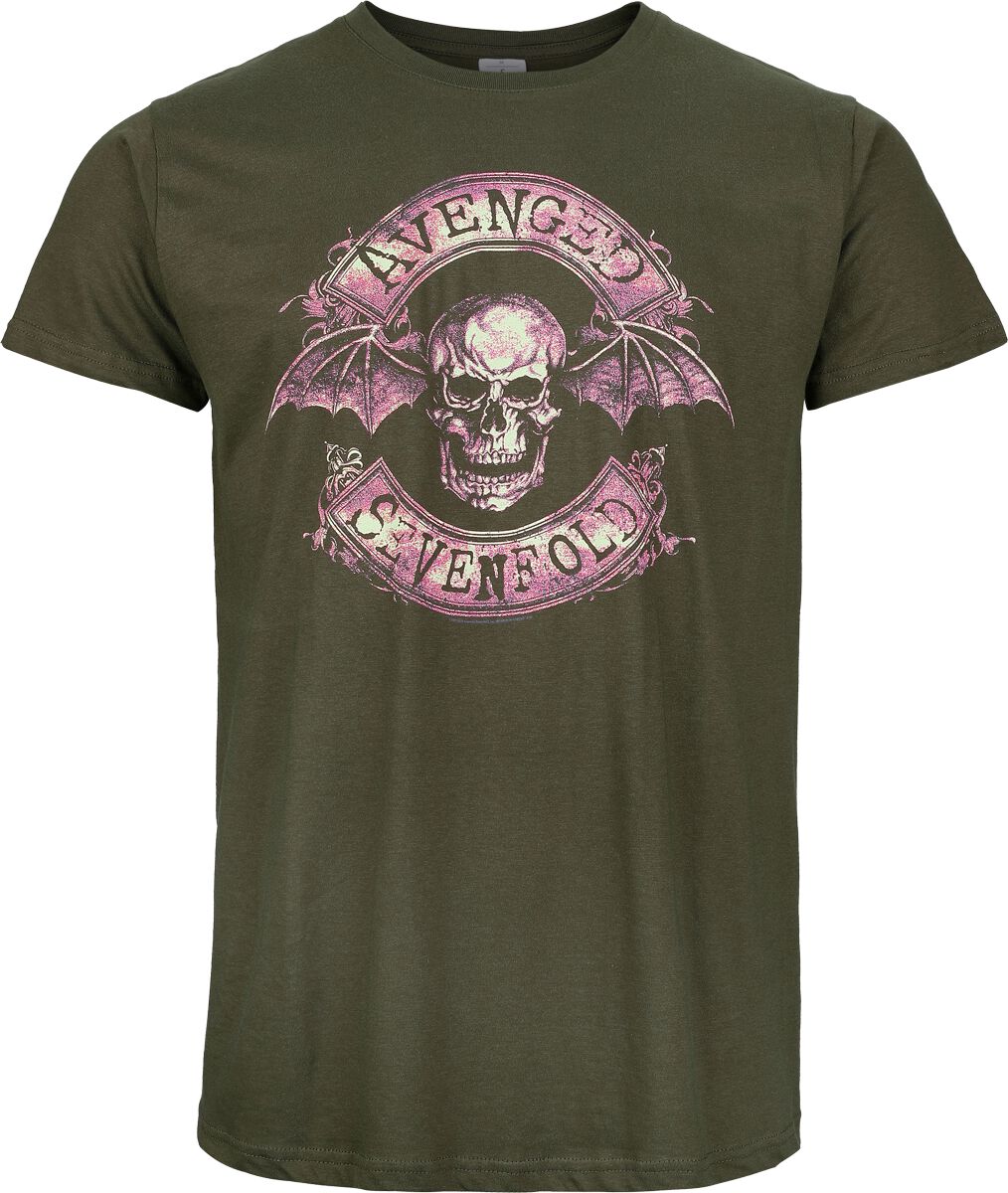 Avenged Sevenfold Coloured Logo T-Shirt green - Image 2