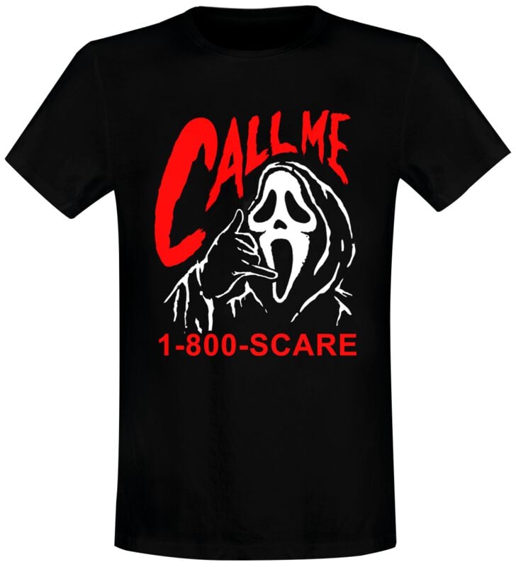 Scream (Film) Ghostface - Call Me T-Shirt black - Image 2