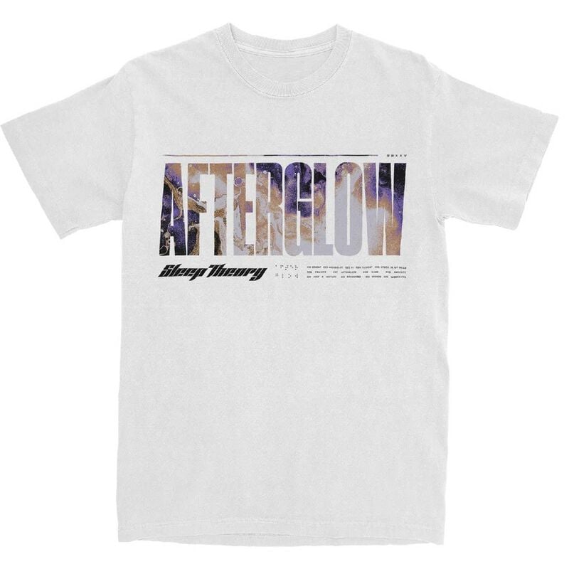 Sleep Theory Afterglow Tracklist T-Shirt white - Image 2