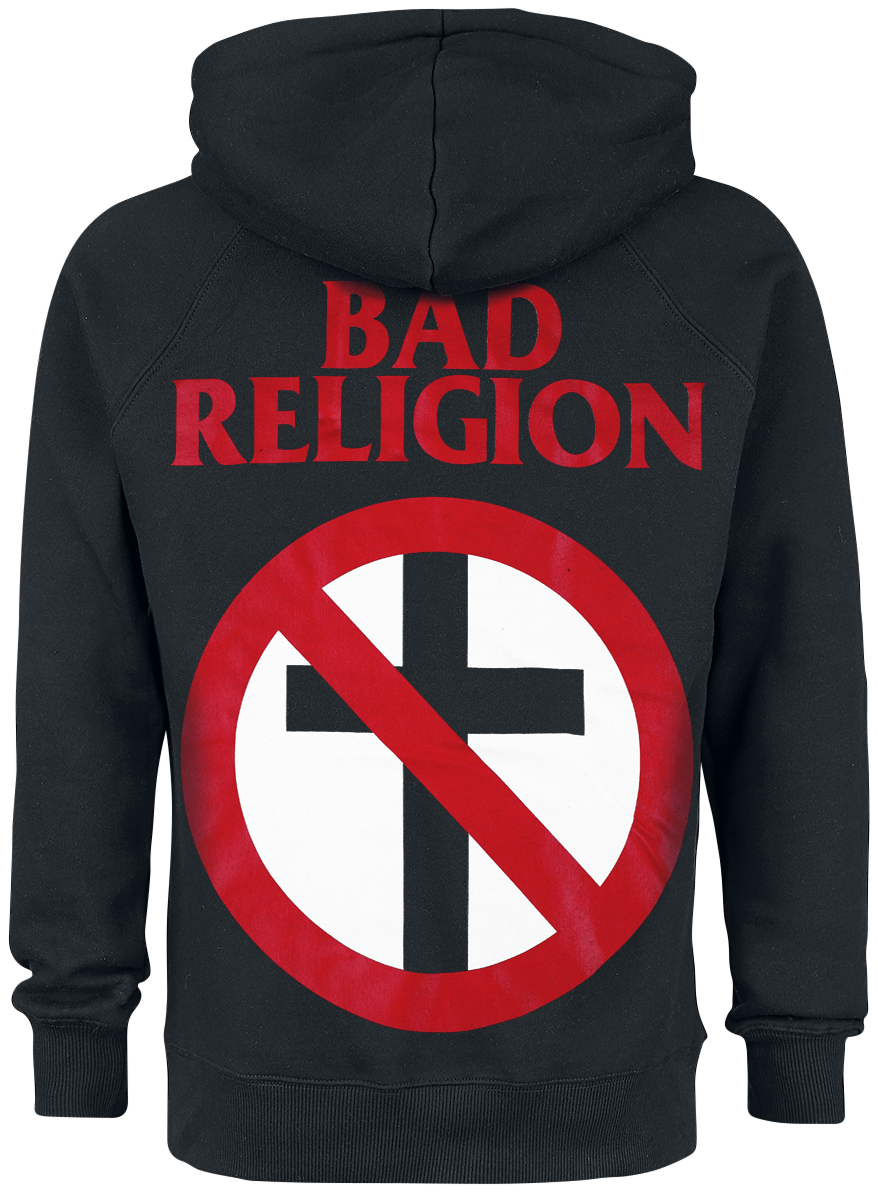 Bad Religion Logo Crossbuster Hoodie black - Image 3