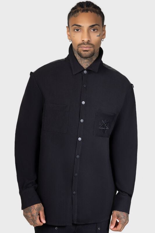 Killstar Burning Light Shirt Longsleeve black - Image 2