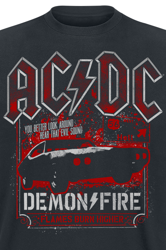 AC/DC Demon Fire Hell T-Shirt black - Image 3