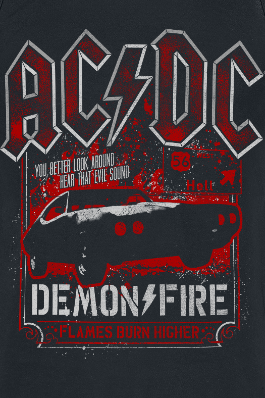 AC/DC Demon Fire Hell Tanktop black - Image 3