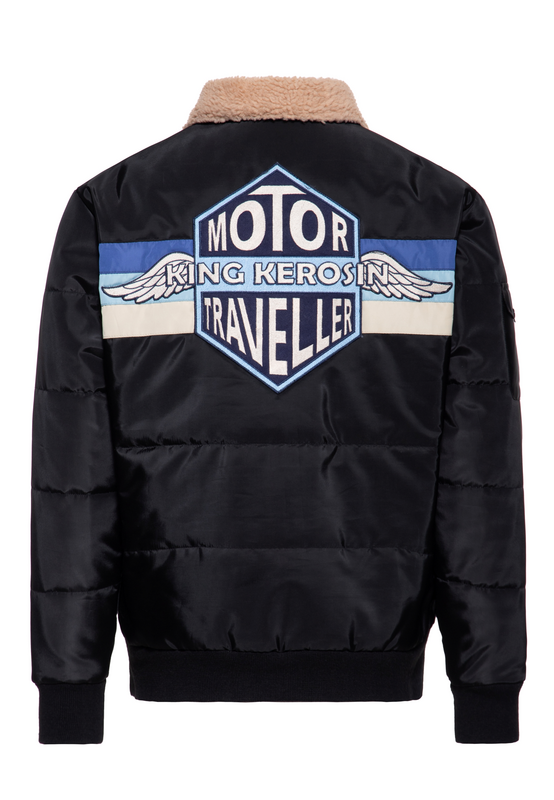 King Kerosin Colorado Puffer Jacket Winter Jacket anthracite - Image 3