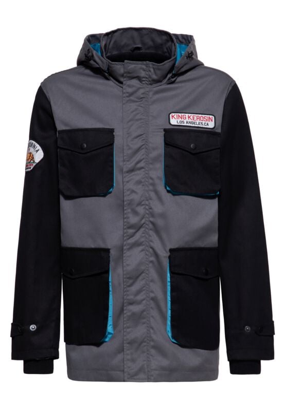King Kerosin California Outdoor Jacket Mid-Season Jackets anthracite - Image 2