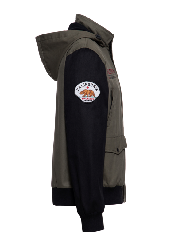 King Kerosin California Jacket with hood Mid-Season Jackets green - Image 3