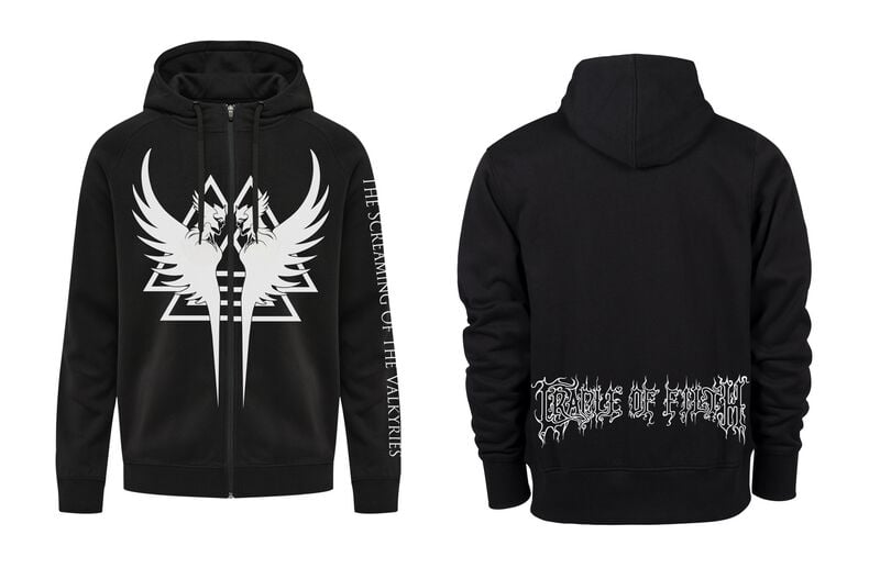 Cradle Of Filth Valkyrie Hoodie Jacket black - Image 2