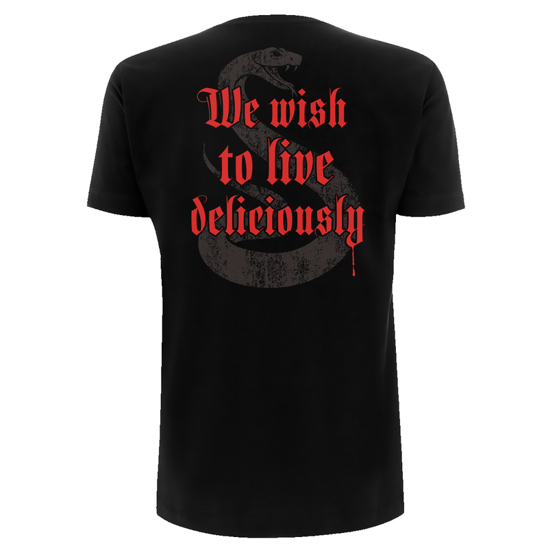 Cradle Of Filth We Wish To Live Deliciously T-Shirt black - Image 3