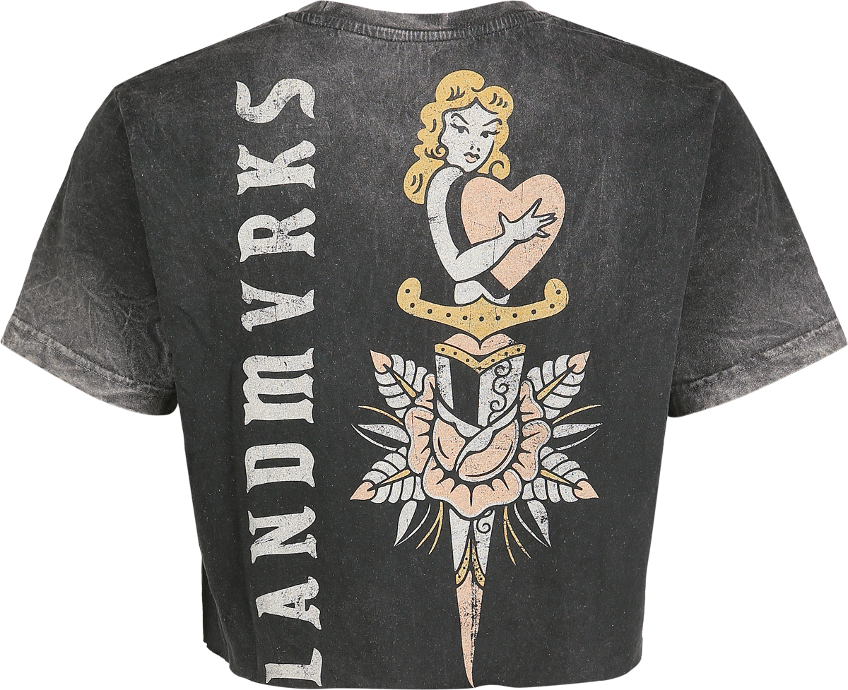 Landmvrks Vintage Dagger T-Shirt grey - Image 3