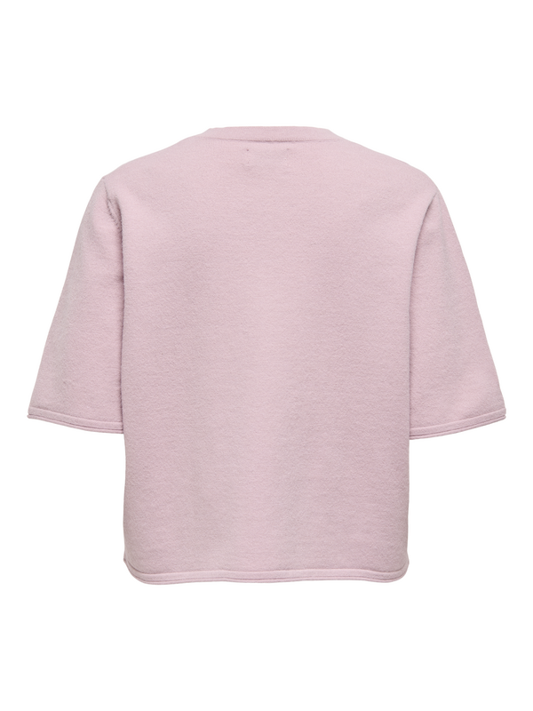 Only ONLTILDA S/S O-NECK CARDIGAN KNT Cardigan light pink - Image 3