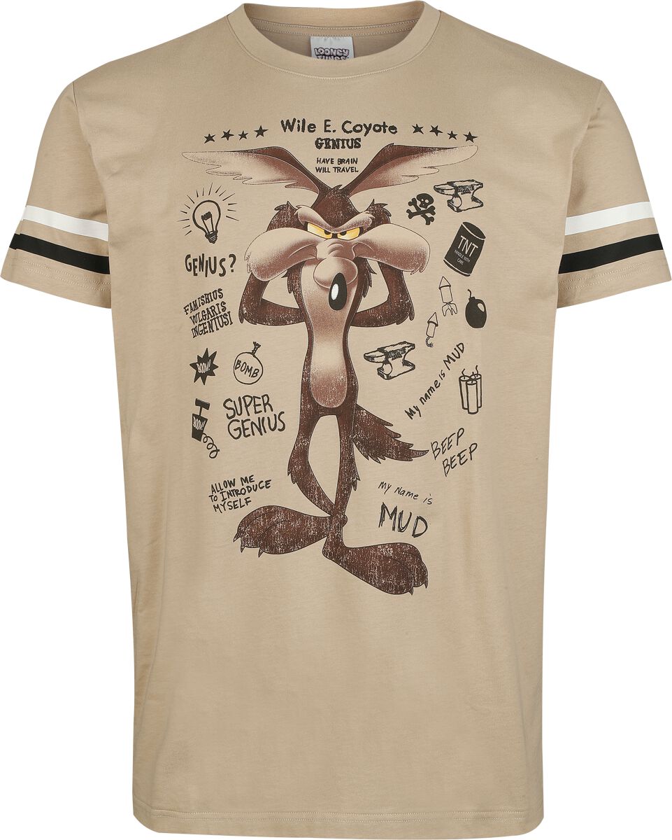 Looney Tunes Coyote Genius T-Shirt beige - Image 2