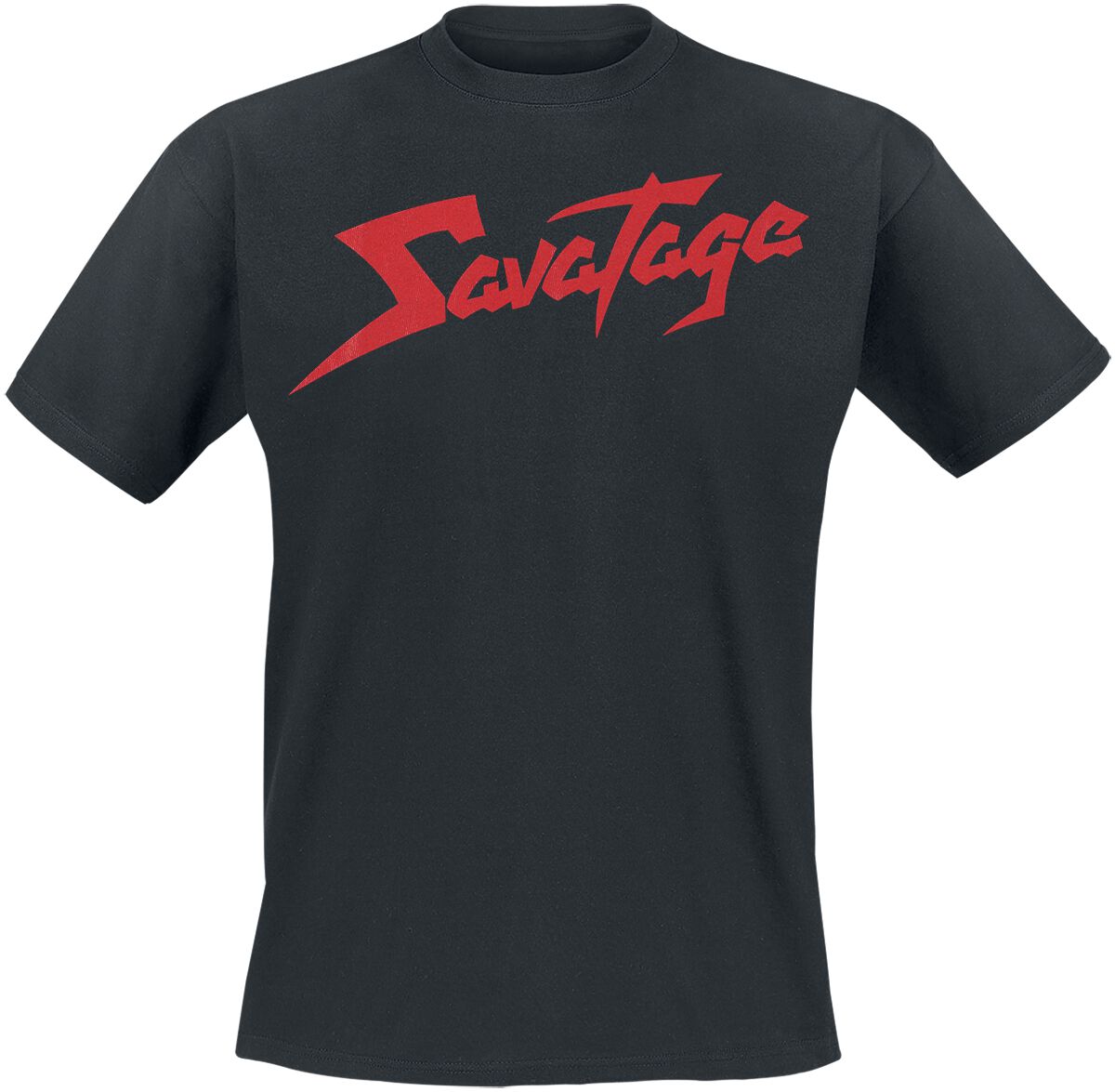 Savatage Red Logo T-Shirt black - Image 2