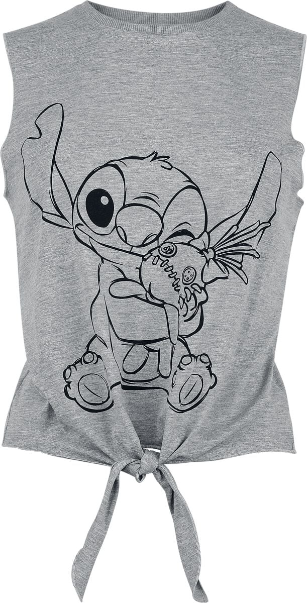 Lilo & Stitch Cuddling Top mottled grey - Image 2