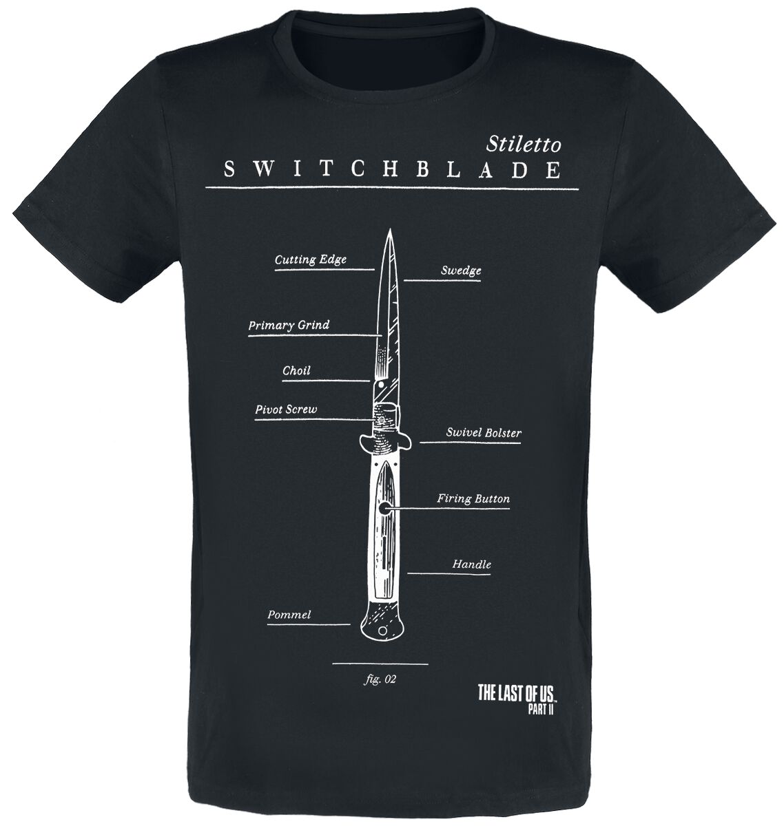 The Last Of Us Switchblade T-Shirt black - Image 2